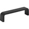 Elements 4" Center-to-Center Matte Black Square Asher Cabinet Pull 193-4MB - alternate 1